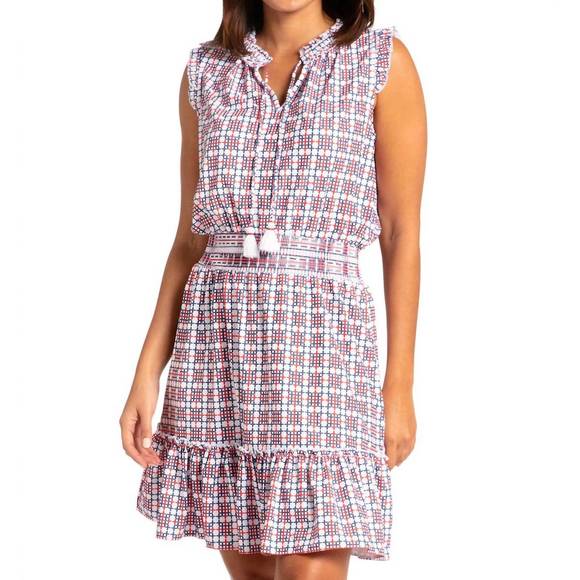 Cabana Life Dresses New Cabana Life Sleeveless Ruffle Dress In